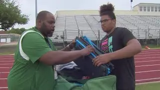 Naaman Forest high school student, future TCU football player bonds with coach, father