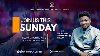 SUNDAY RESTORATION SERVICE || WONDERS WITHOUT NUMBERS || RHIMDCC CANADA || 26TH JAN. 2024