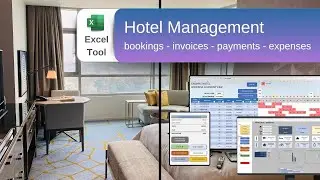 HOTEL MANAGEMENT EXCEL TOOL BOOKINGS CALENDAR