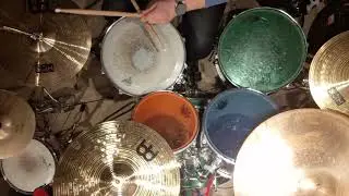 Second Attempt at Mony Mony on an acoustic kit 21/04/25.  #lefthandeddrummer
