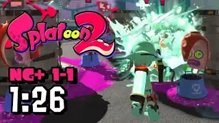 Splatoon 2 NG+ 1-1 Return of the Octarians in 1:26