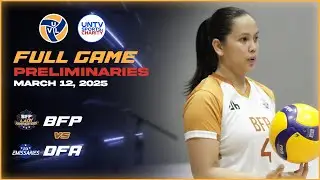 FULL GAME: BFP Lady Firefighters vs DFA Emissaries on March 12, 2025 | #UVLSeason3 Prelims