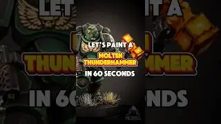 How to paint a quick and easy molten thunderhammer for your Warhammer miniatures
