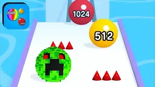 Ball Run 2048 — All Levels Gameplay Walkthrough - Android,iOS New Update G05