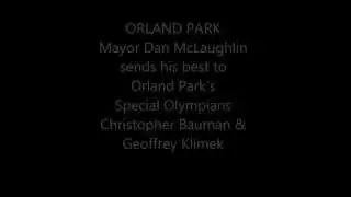 Mayor Dan McLaughlin's Special Olympics Greeting