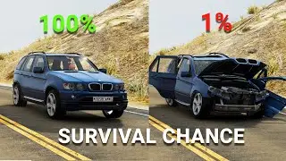 Realistic Survival Chance Crashes (Mood) | BeamNG.drive