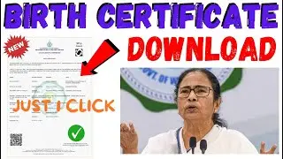 How to Download Birth Certificate online west Bengal I Birth Certificate Download Kaise Kare Online
