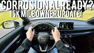 2024 Honda CR-V Sport-L Hybrid AWD - 15K Mile POV Owner Review - Problems, Fuel Economy & More!
