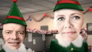 Danish Immigration Service Merry Christmas Office Elves