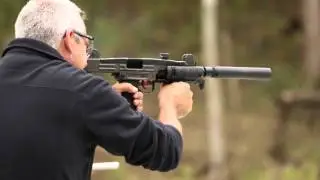 Silenced Full Auto 9mm Uzi