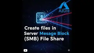 Create text files in Server Message Block (SMB) File Share in Microsoft Azure using Git Bash