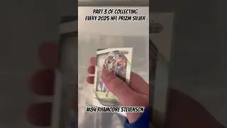 Part 2 Of Collecting Every 2025 NFL Prizm Silver #sportscards #prizm #silver