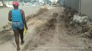 Pre work to construct road in Three Miles is taking shape, August 31 completion day will be missed