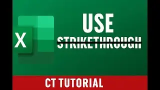 How to Use Strikethrough in Excel – Keyboard Shortcut and Examples|Strikethrough in Excel|CTTUTORIAL