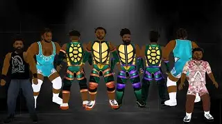 NEW DAY LATEST TEXTURES PACK BY ME FOR WR3D AND WRESTLING EMPIRE FOREVER