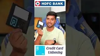 HDFC Bank Pixel Go Credit Card Unboxing | Pixel Credit Card | #creditcard  #shorts #youtubeshorts