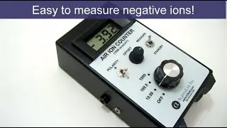 Air Ion Counter IC-1000 - Air ion measurement of radium ceramic balls