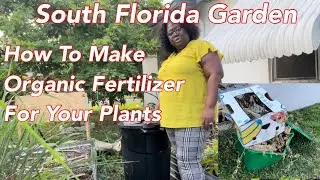South Florida Garden | How I Make Organic Fertilizer #garden #fertilizer