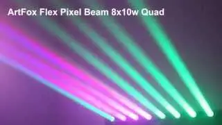 Pixel beam 8x10w  quad rain light