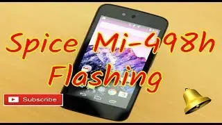 Spice Mi-498h Flashing