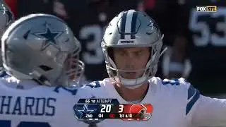 BRANDON AUBRY RECORD TYING 66 YARD FG DISALLOWED 😳 Cowboys vs Browns 2024 Highlights