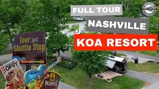 The BEST place to stay in Nashville, Tennessee! | Full tour of the Nashville KOA Resort Campground