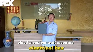 Need a custom wall mounted electrical box? Choose FCX! #sheetmetalbox #electricalbox