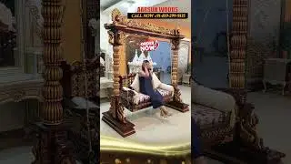 Indian wooden stand indoor jhula - swing design - indoor furniture #swing #jhula