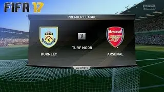 FIFA 17 - Burnley FC vs. Arsenal @ Turf Moor