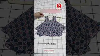 One-piece baby dress. You can make a skirt by cutting a square piece of cloth in the ancient way