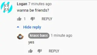 Logan wants to be friends