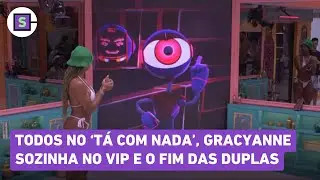 BBB 25: FIM DAS DUPLAS! Todos no 'T&aacute; com Nada', Gracyanne Barbosa sozinha no VIP e jogo individual!