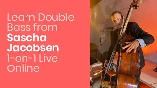 Learn Double Bass Fundamentals from Sascha Jacobsen, 1-on-1 Live Online