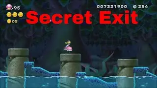 Soda Jungle-5 Deepsea Ruins (Secret Exit ㊙️) | New Super Mario Bros. U Deluxe ⛳