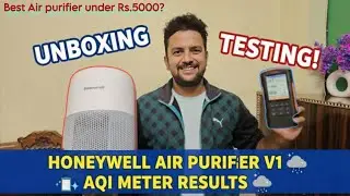 Honeywell Air Touch V1 Air Purifier! TESTING and REVIEW !!! | Honeywell air purifier review