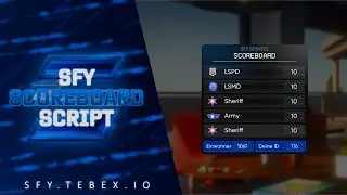 [FiveM/ESX] Scoreboard - sfy_scoreboard