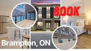 4-Bedroom Townhouse with Double Car Garage in Prime Brampton Location | Home Tour