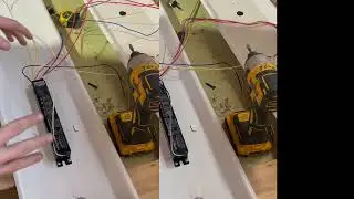 Converting two 2 bulb florescent light fixtures into one 4 bulb fixture
