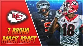 Chiefs Draft Starting Cornerback + Justice Hill! | Kansas City Chiefs 7 Round Mock Draft