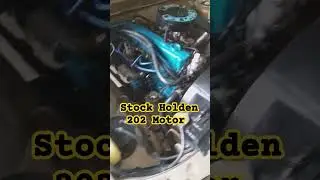 Holden Blue 202 Stock Motor sound #holden #holdencommodore #holden202 #classiccar