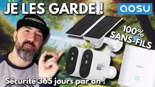 Test du AOSU SolarCam System Max 📷 : Caméras 3K/5MP - Petit prix 💰 -  Stockage 32GB📦 - Sans abo 🚫