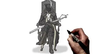 How To Draw Bloodborne | Step By Step | Bloodborne