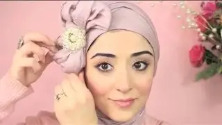 Hijab Tutorial Pretty Bow Turban - From My Ariana Grande Makeup Tutorial