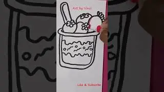 drawing & coloring - juice #coloring #drawing