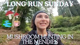 MUSHROOM HUNTING IN THE MENDIPS | A Run Vlog
