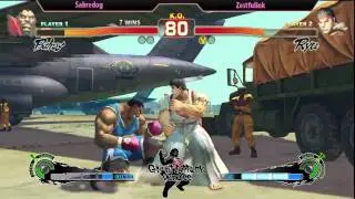 VS | QA Sabredog (Balrog) vs ZestfulInk (Guy, Ryu) - Giant Attack at WASD