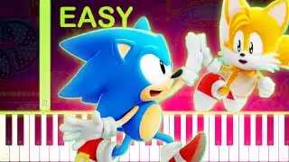 Pinball Carnival Zone | SONIC SUPERSTARS - EASY Piano Tutorial