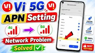 Vi New APN Setting 5g 2025 | VI Sim Network Problem | Vi 4G APN Setting
