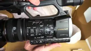 SONY NXCAM HXR-NX3 UNBOXING
