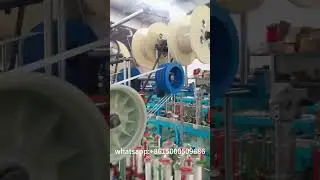 16 Spindles 4 Heads  High Speed China Rope Braiding Machine #braidingmachine #copper#fishing net